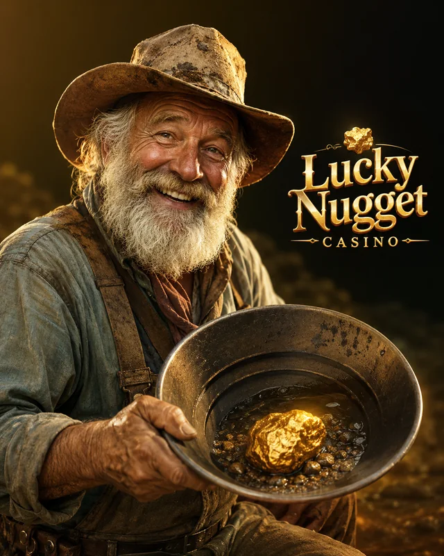 Lucky Nugget mascot artwork